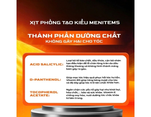Xịt tạo phồng Volume Max Sea Breeze 100ml Menitems ảnh 4