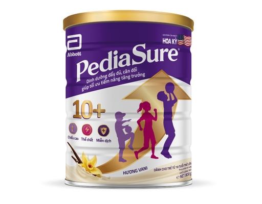 Thực Phẩm Bổ Sung Dinh Dưỡng Cho Trẻ Từ 10 Tuổi Pediasure Hương Vani 800g Abbott ảnh 0