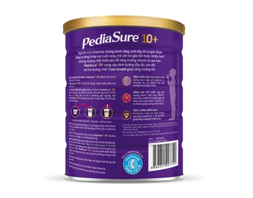 Thực Phẩm Bổ Sung Dinh Dưỡng Cho Trẻ Từ 10 Tuổi Pediasure Hương Vani 800g Abbott ảnh 2