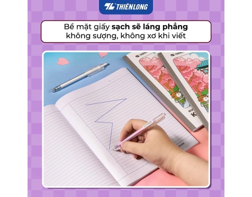 Tập Dán Gáy 120 Trang Kẻ Ngang NB-151 Thiên Long ảnh 5