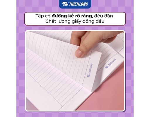 Tập Dán Gáy 120 Trang Kẻ Ngang NB-151 Thiên Long ảnh 6
