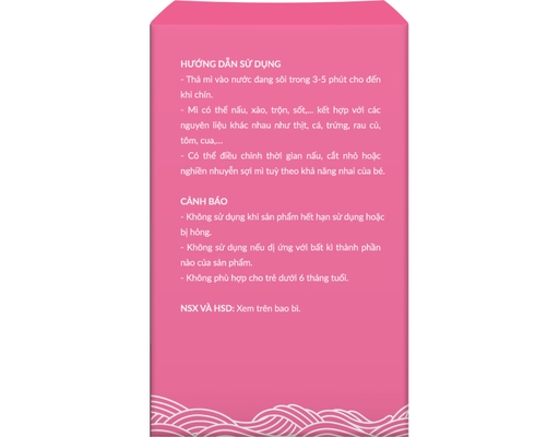 Mì Ăn Dặm Organic Vị Củ Cải Đỏ & Củ Dền 120g Anpaso ảnh 4