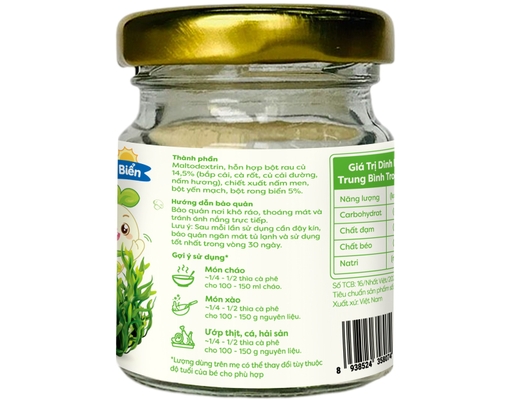 Bột Nêm Ăn Dặm Vị Rong Biển 60g Anpaso ảnh 1