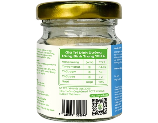Bột Nêm Ăn Dặm Vị Rong Biển 60g Anpaso ảnh 2
