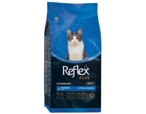 Thức Ăn Cho Mèo Trưởng Thành Vị Cá Hồi 1.5kg Reflex Plus ảnh 0