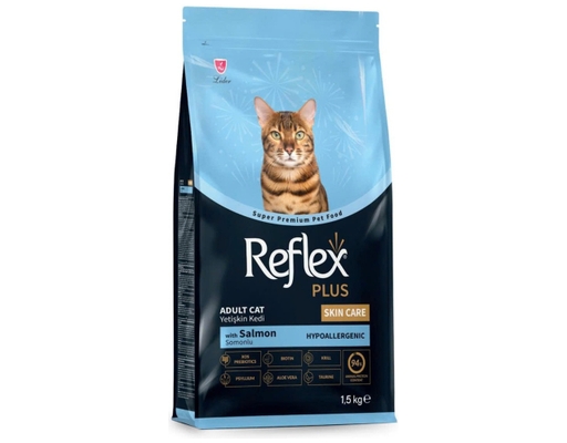Thức Ăn Cho Mèo Kén Ăn Vị Cá Hồi 1.5kg Reflex Plus ảnh 0