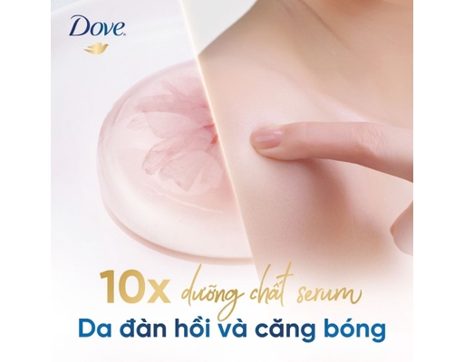 Sữa Tắm Serum Với Pro-Ceramide Da Đàn Hồi Mọng Nước 900g Dove ảnh 2