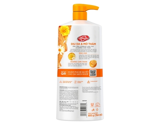 Sữa Tắm Hoa Cúc & Cam Thảo 800g Lifebuoy ảnh 2