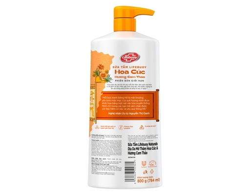 Sữa Tắm Hoa Cúc & Cam Thảo 800g Lifebuoy ảnh 3