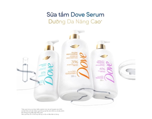 Combo 2 Sữa tắm Serum Dưỡng Da Nâng Cao 300ml x 2 Dove ảnh 4