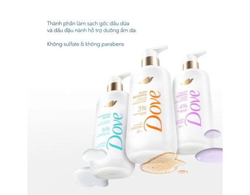 Combo 2 Sữa tắm Serum Dưỡng Da Nâng Cao 300ml x 2 Dove ảnh 5