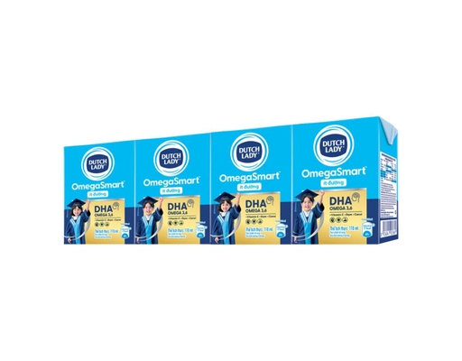 Lốc 4 Hộp Sữa Dinh Dưỡng Ít Đường Omegasmart 110ml Dutch Lady ảnh 2