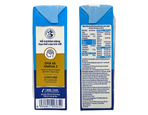 Lốc 4 Hộp Sữa Dinh Dưỡng Ít Đường Omegasmart 180ml Dutch Lady ảnh 2