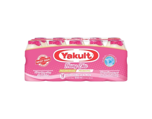 Lốc 10 Hũ Sữa Uống Lên Men Hương Đào 65ml Yakult ảnh 1