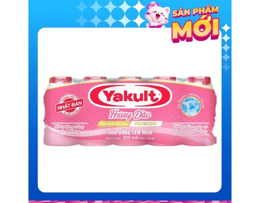 Lốc 5 Hũ Sữa Uống Lên Men Hương Đào 65ml Yakult ảnh 0