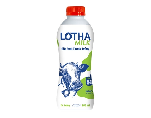 Sữa Thanh Trùng Có Đường 880ml Lothamilk ảnh 0