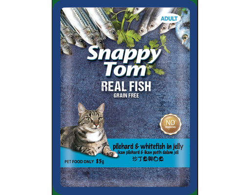 Pate Jl Cá Mòi Cá Trắng 85g Snappy Tom ảnh 1