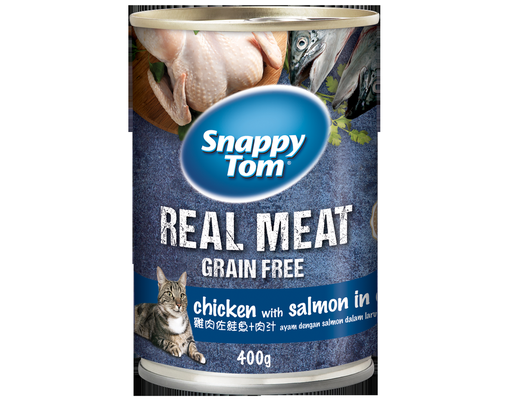 Pate Gà & Cá Hồi 400g Snappy Tom ảnh 0