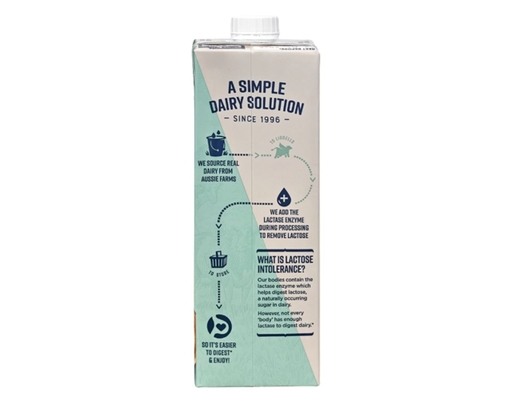 Sữa Tươi Tiệt Trùng Liddells Không Lactose Ít Béo 1L Devondale ảnh 1