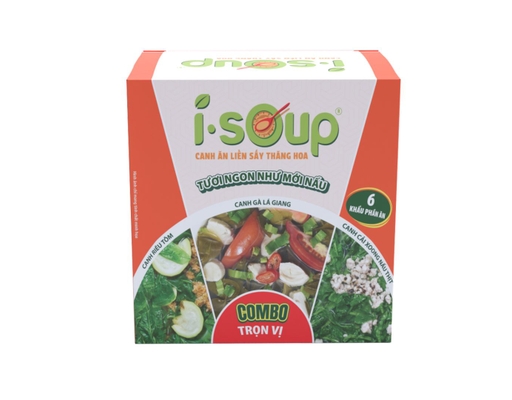 Canh Sấy Thăng Hoa Mix-Combo Trọn Vị 56g ISOUP ảnh 0