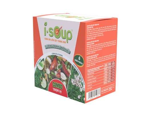 Canh Sấy Thăng Hoa Mix-Combo Trọn Vị 56g ISOUP ảnh 1