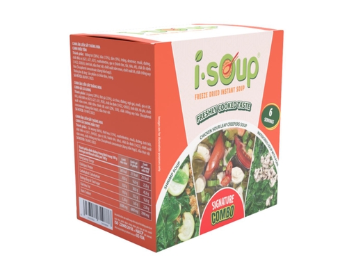 Canh Sấy Thăng Hoa Mix-Combo Trọn Vị 56g ISOUP ảnh 2
