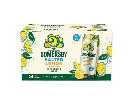Thùng 24 Lon Nước Táo Chanh Muối 320ml Somersby ảnh 1