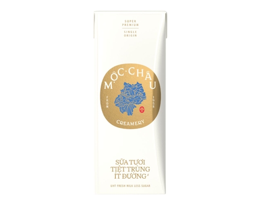 Thùng 48 Sữa Tươi Tiệt Trùng Mộc Châu Creamery Ít Đường 180ml Vinamilk ảnh 2