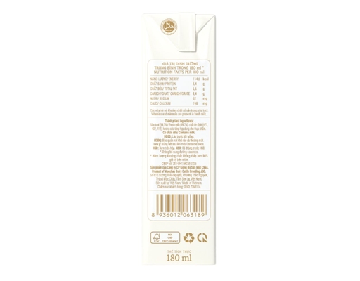 Thùng 48 Sữa Tươi Tiệt Trùng Mộc Châu Creamery Ít Đường 180ml Vinamilk ảnh 4