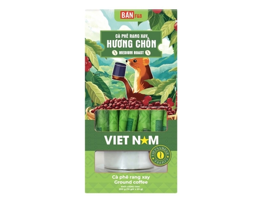 Cà Phê Rang Xay Hương Chồn Có Phin Bản 200g Bản F&B ảnh 0