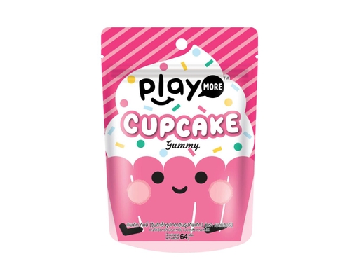 Kẹo Dẻo Hình Bánh Cupcake 64g Playmore ảnh 0