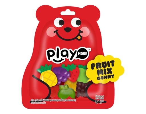Kẹo Dẻo Trái Cây Hỗn Hợp 64g Playmore ảnh 0
