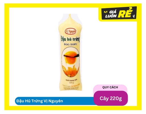 Đậu Hũ Trứng 220g Vị Nguyên ảnh 0