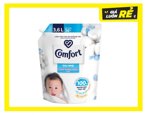 Nước Xả Vải Em Bé Cho Da Nhạy Cảm 3.6L Comfort ảnh 1
