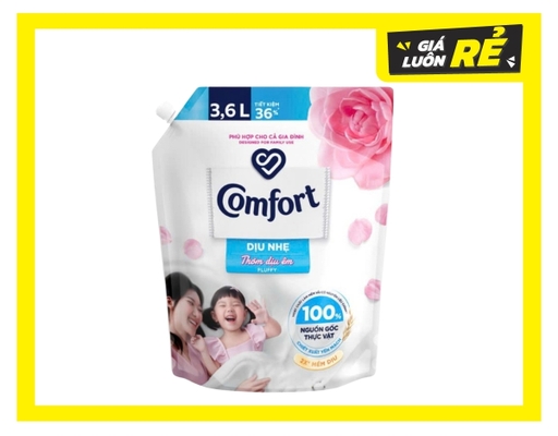 Nước Xả Vải Dịu Nhẹ Thơm Dịu Êm 3.6L Comfort ảnh 0