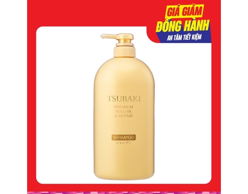 Dầu Gội Phục Hồi & Bồng Bềnh Premium Volume & Repair Shampoo 1L TSUBAKI ảnh 0