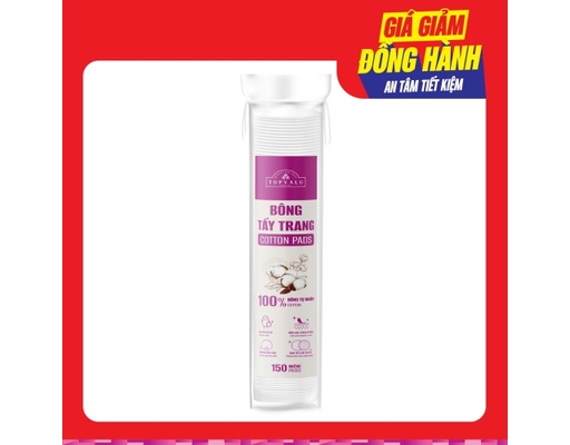 Bông Tẩy Trang - 150 Miếng TOPVALU ảnh 1