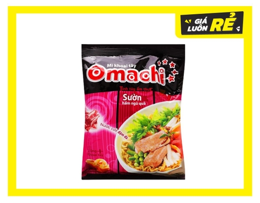 Mì Khoai Tây Omachi Vị Sườn Hầm Ngũ Quả Gói 80G Omachi ảnh 0