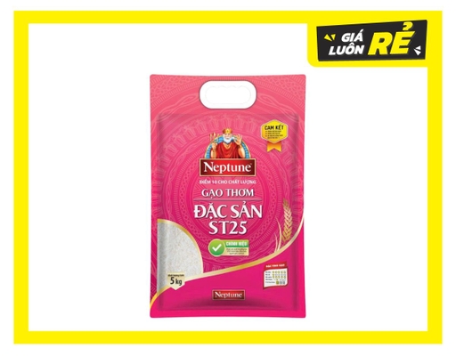 Gạo Thơm Đặc Sản ST25 5kg Neptune ảnh 0
