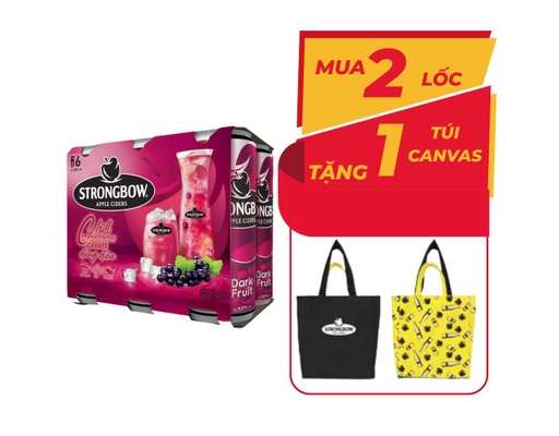 Lốc 6 Lon Nước Táo Lên Men Dark Fruit 320ml Strongbow ảnh 0