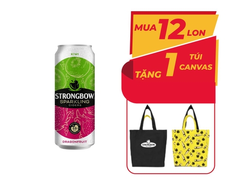 Nước Táo Lên Men Vị Kiwi Thanh Long 320ml Strongbow ảnh 0