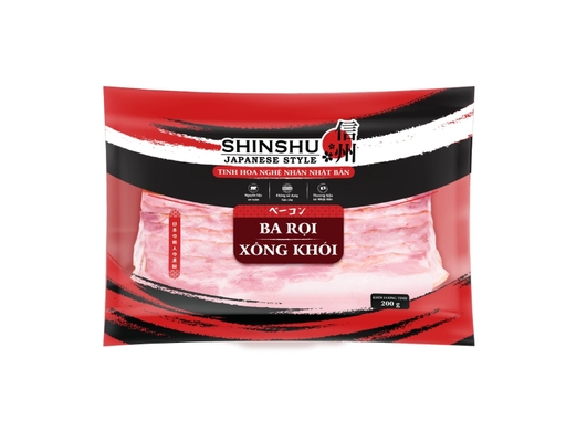 Ba Rọi Xông Khói - 200g/gói (7-8 lát) SHINSHU ảnh 1