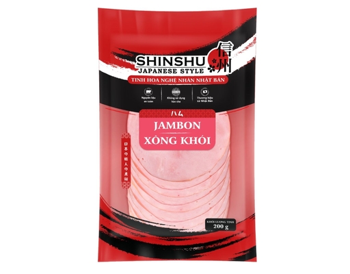 Jambon Xông Khói - 200g/gói (9-10 lát) SHINSHU ảnh 1