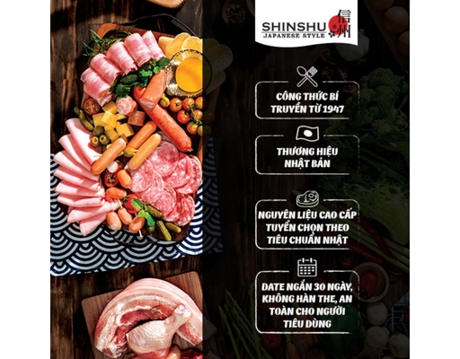 Xúc Xích Beer Arabiki - 500g/gói (5 cây x 100g) SHINSHU ảnh 3