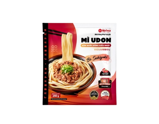 Mì Udon Bò Sukiyaki Meiwa 290g Hoa Sen Việt ảnh 0