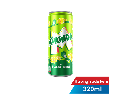 Nước Ngọt Vị Soda Kem 330ml Mirinda ảnh 0