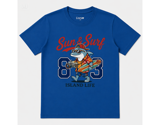 Áo Thun Bé Trai Sun Surf Màu Da L'orso ảnh 3