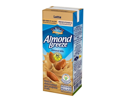 Lốc 3 Hộp Sữa Hạnh Nhân Almond Breeze Vị Latte 180ml Almond Breeze ảnh 2