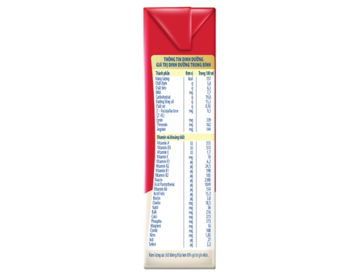 Lốc 4 Hộp Sữa Uống Dinh Dưỡng Vị Dâu Sữa 180ml Growplus+ ảnh 2