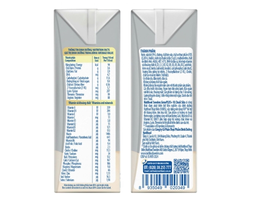 Lốc 4 Hộp Sữa Uống Dinh Dưỡng Vị Chuối Sữa 110ml Growplus+ ảnh 2